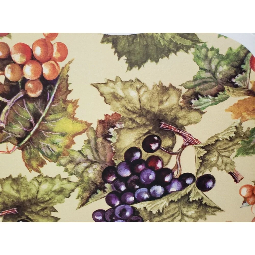 Set of 2 Same Kitchen Vinyl Non Clear Placemats (18